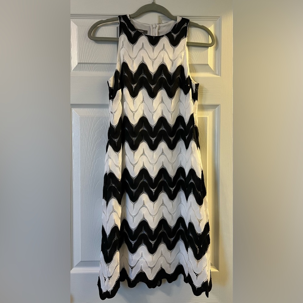 Muse Black & White Dress